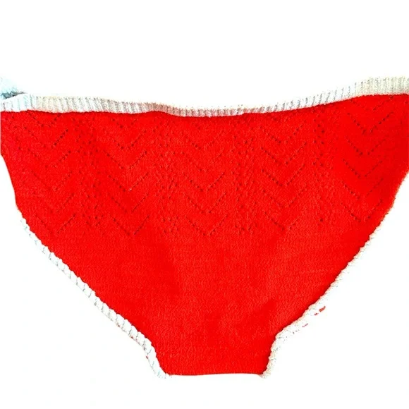 Ashley Paige Red and light blue Bikini Set Size M - Picture 4 of 6